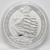 Vorderseite der 1 oz Silbermünze in...