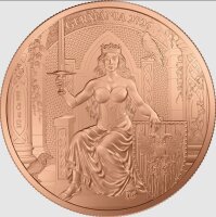 Die detailreiche Motivseite zeigt Lady Germania, die nach...