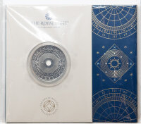 Die großformatige 5-Pfund-Münze eingebettet in...