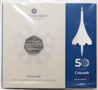 Der offizielle dunkelblaue Klappfolder der Royal Mint. In...