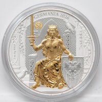 Vorderseite der WMF-Sonderausgabe zeigt die thronende...