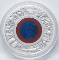 Das aktuelle Porträt von König Charles III., gestaltet von Dan Thorne. Umgeben von den Schriftzügen „CHARLES III“, „AUSTRALIA“ und dem Nennwert „1 DOLLAR“.