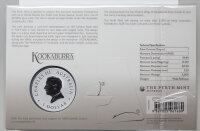 Das Porträt von König Charles III. nach dem Entwurf von Dan Thorne. Die Umschrift lautet CHARLES III, AUSTRALIA und zeigt den Nennwert 1 DOLLAR.