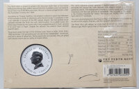 Die Vorderseite präsentiert das Bildnis von...