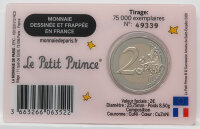 Die europäische Seite zeigt den Nennwert von 2 Euro sowie die Europakarte und die zwölf Sterne der EU-Flagge.