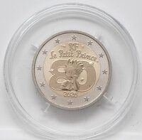 Die europäische Seite zeigt den Nennwert von 2 Euro sowie die Europakarte und die zwölf Sterne der EU-Flagge.