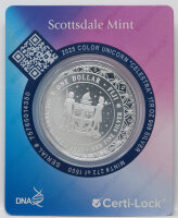 Die Vorderseite zeigt das Staatswappen von Fidschi sowie...