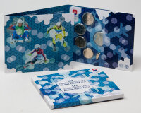 Die farbenfrohe Außenseite des Folders mit Motiven...