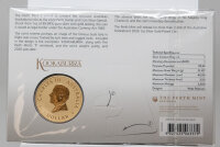 Rückseite der vergoldeten Kookaburra...