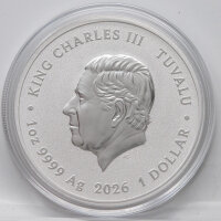 Tuvalu 1 Dollar 2026 - Dune - 1 oz Silber PP in Box