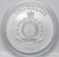 Die Vorderseite präsentiert das offizielle...