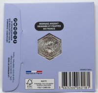 Vorderseite zeigt den Nennwert 10 Euro umgeben von Lorbeer- und Eichenzweigen sowie der Inschrift REPUBLIQUE FRANCAISE.