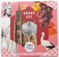 Kulturelle Wahrzeichen der Region Grand Est auf der Motivseite.