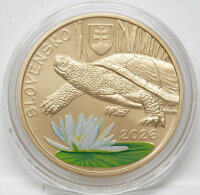 Die Rückseite zeigt zwei Europäische...