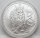 Rückseite der 5 oz Silbermünze 2026 Tschechischer Löwe mit Porträt von König Charles III. und Nennwert.