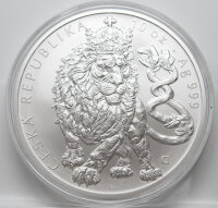 Rückseite der 10 oz Silbermünze Niue 2026 mit...