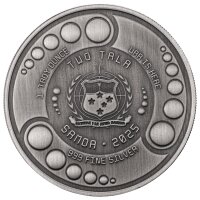 Wertseite: Wappen von Samoa in Antique Finish, Jahrgang 2025