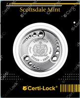 Wertseite: Wappen von Samoa, Nennwert 2 Dollar, Silbergehalt 1 oz 999