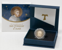 2 Euro Franz von Assisi PP im Original-Etui.
