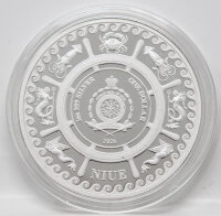 Die Vorderseite zeigt das Siegel von Niue (Public Seal of...