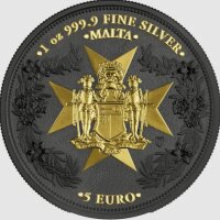 Malta 5 Euro 2026 - Golden Eagle - 1 oz Silber - Limited Edition