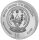 Vorderseite der Ruanda Sporting Ounce Silbermünze 2026 mit einem Fußballspieler in Aktion und der Aufschrift 1/12 oz FINE SILVER 999.