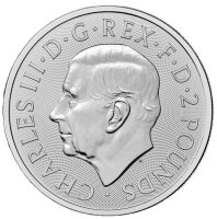 Vorderseite: Portrait von König Charles III. nach...
