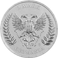 Germania 2 Mark 2026 - 1/4 oz. Silber BU - Coincard