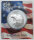 Vorderseite der Scottsdale Eagle Stacker 1 oz Silber-Rundbarre zum 250. Jubiläum der US-Unabhängigkeitserklärung mit erhabenem Adlermotiv.