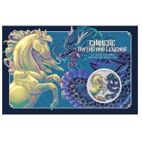 Schillernde Motivseite der Dragon & Horse Opalite...