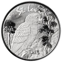 Vorderseite der St. Lucia EC8 Parrot 2025...