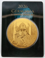 Vorderseite der Germania 5 Mark 2026 1/200 oz...