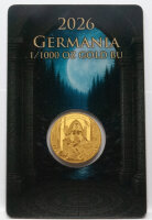 Germania 1 Mark 2026 - 1/1000 oz. Gold BU - Safepack