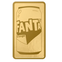Rückseite der PAMP Fanta Sicherheitsblisterkarte mit...