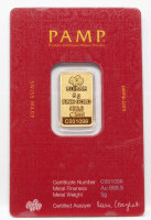 PAMP – 5 g Au 999,9 Goldbarren - Arabisches Kamel