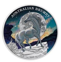 Vorderseite der Australien 1 Dollar 2026 Brumby 1 oz...