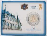 Vorderseite der luxemburgischen Coincard 2026 mit der 2...