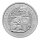 Vorderseite der Großbritannien 5 Pfund 2026 Tudor Beasts The Seymour Panther 2 oz Silbermünze mit dem Wappentier.