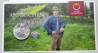 Vorderseite des offiziellen Blisters mit der...