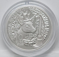 Österreich 10 Euro 2026 Anpirschen - Horn (Silber PP im Etui)