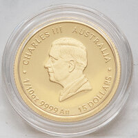 Australien 15 Dollar 2027 - Jahr der Ziege - 1/10 Unze Gold PP