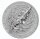 Vorderseite der Germania 5 Mark 2026 Artefacts #3 Gungnir 1 oz Silbermünze mit dem detailreich gestalteten Speer Odins.