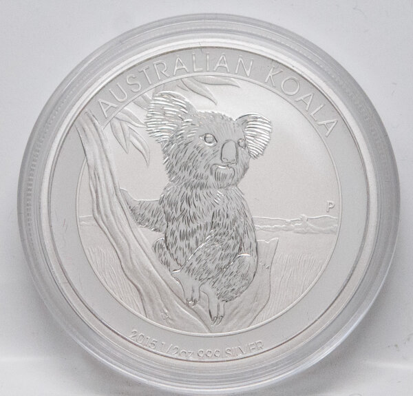 Australien 50 Cent 2015 - Koala - 1/2  Unze Silber*