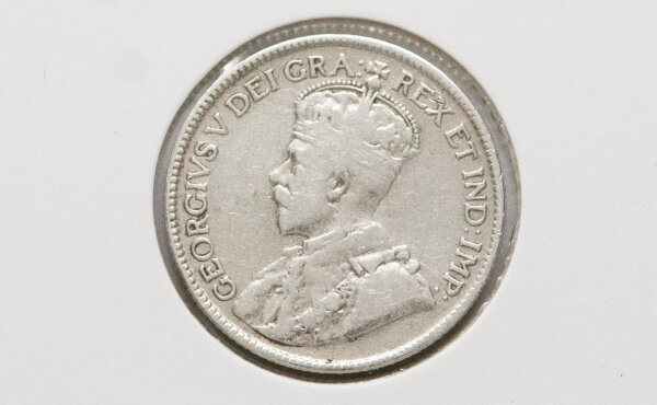 Kanada 25 Cent 1918 - KIng George V.*