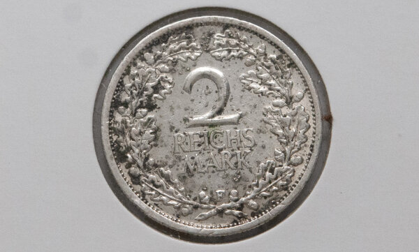 Deutsches Reich 2 Reichsmark 1926 - F*