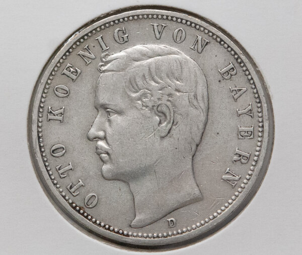 Deutsches Reich 5 Mark 1891 - Otto von Bayern*