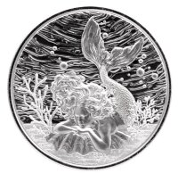 Vorderseite der Samoa 2 Tala 2026 Mermaid under the Sea 1...