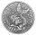 Vorderseite der Samoa 2 Tala 2026 Mermaid under the Sea 1 oz Silbermünze im edlen Antique Finish mit plastischem Relief.