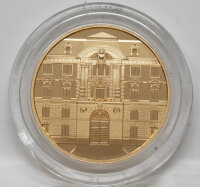 Rückseite der Schweiz 50 Franken Goldmünze mit...