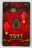 Germania Mint 1-g-Goldbarren „Year of the...